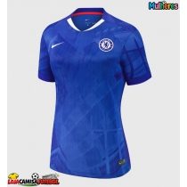 Camisa de Futebol Chelsea Romeo Lavia #45 Equipamento Principal Mulheres 2025-26 Manga Curta
